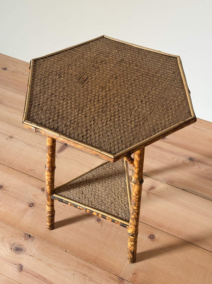 Victorian bamboo side table