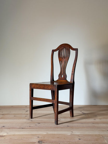 Georgian country oak chair