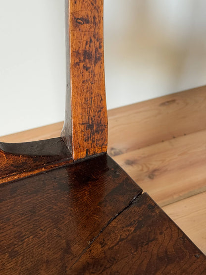 Georgian country oak chair