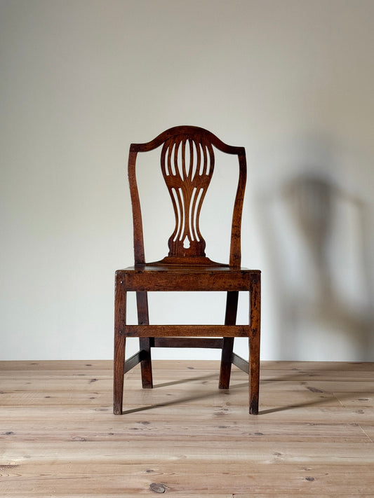 Georgian country oak chair