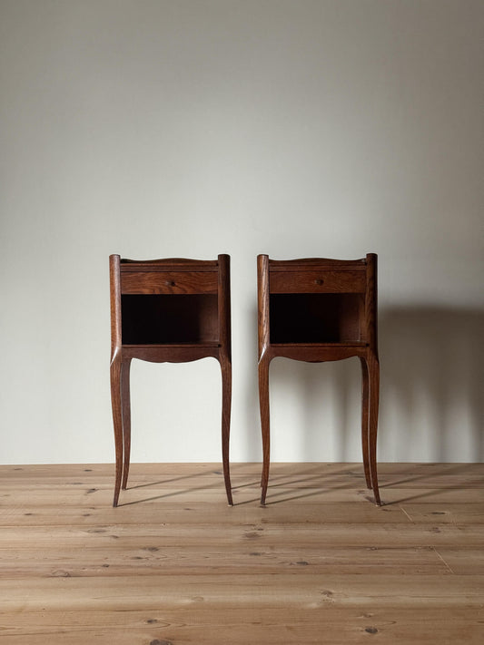 Pair of French vintage bedside tables