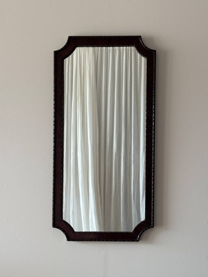 Large Edwardian mahogany mirror