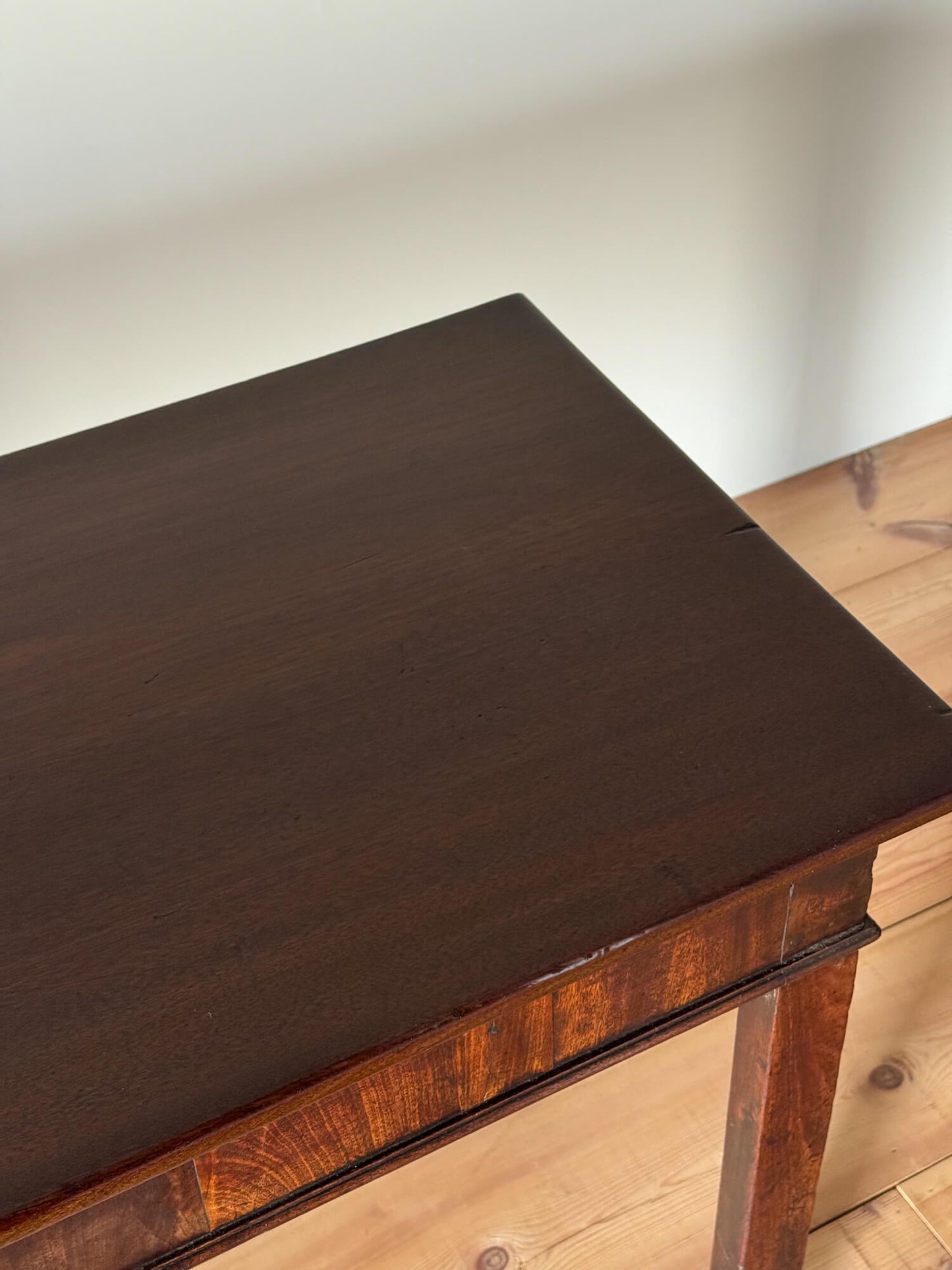 Georgian mahogany console table