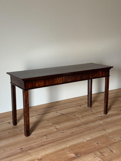 Georgian mahogany console table