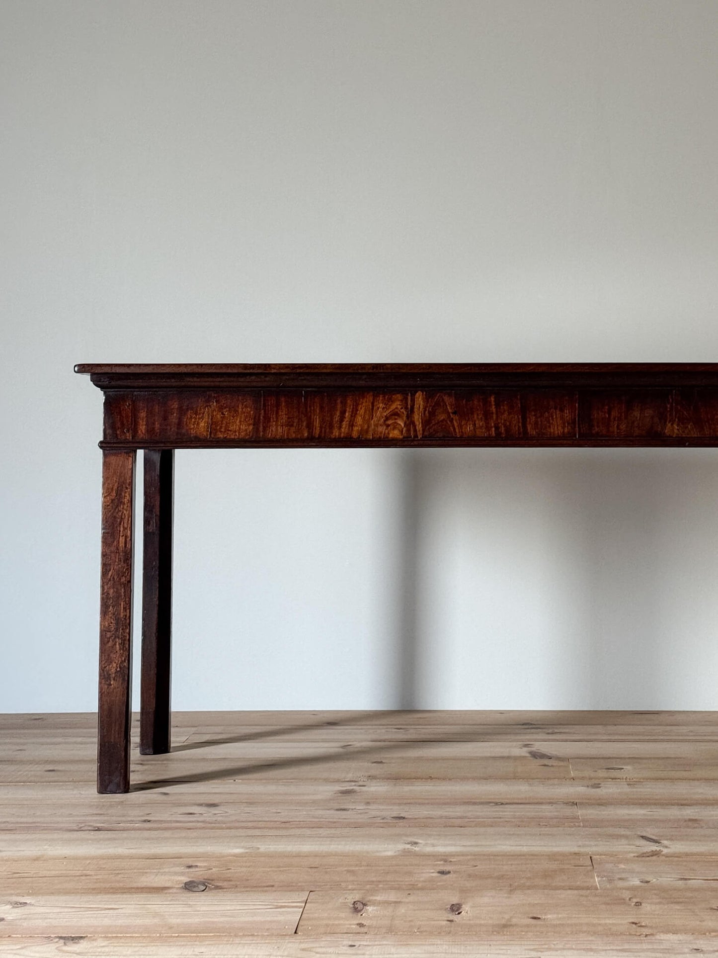 Georgian mahogany console table