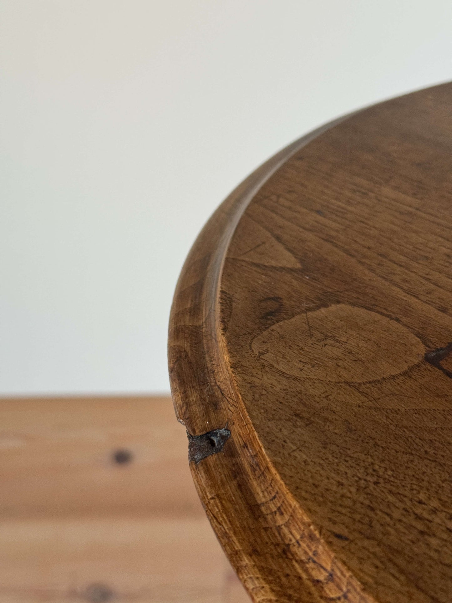 Late Victorian chestnut side table