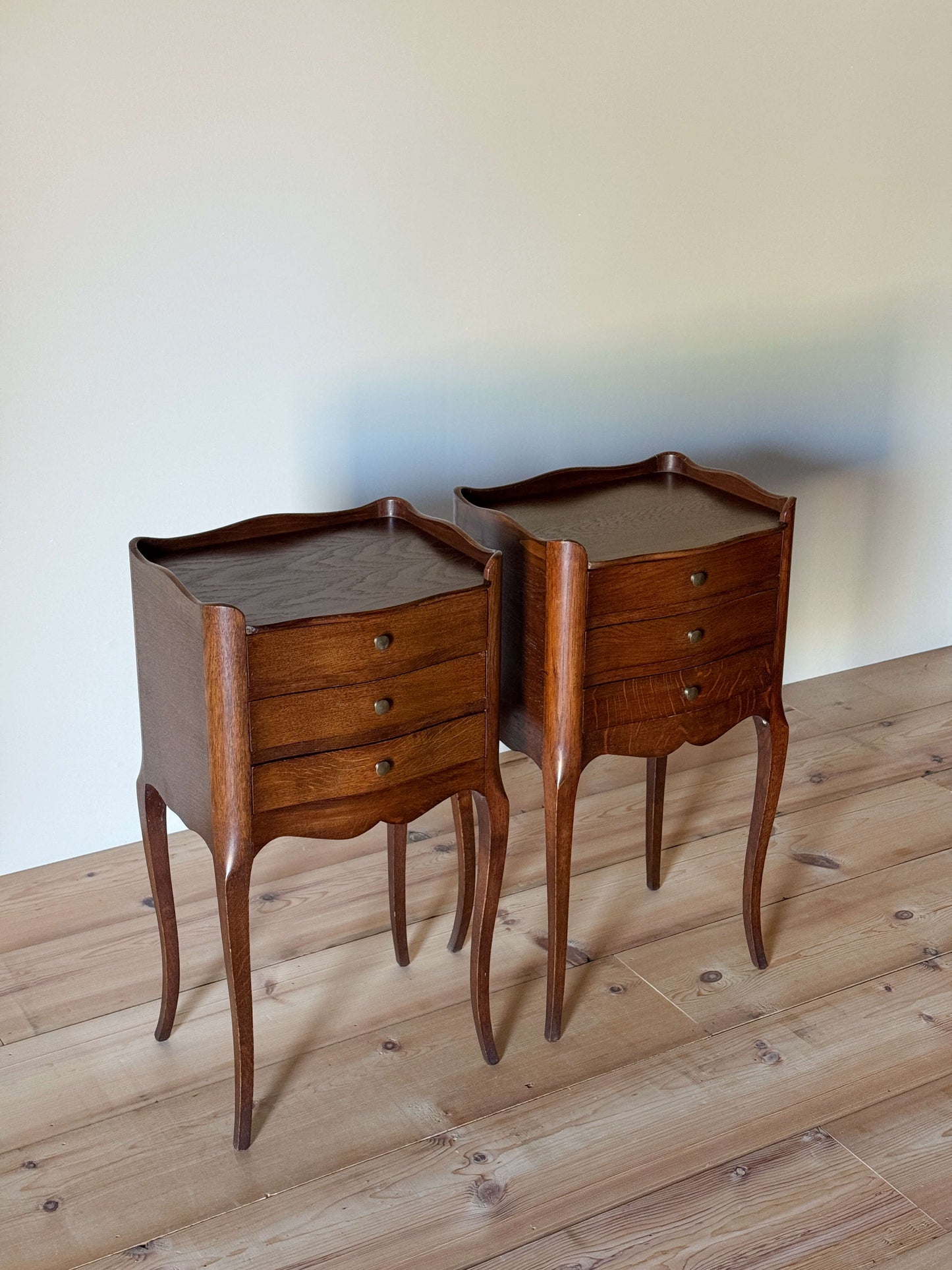 French vintage bedside tables