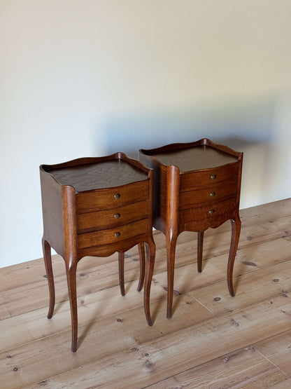 French vintage bedside tables