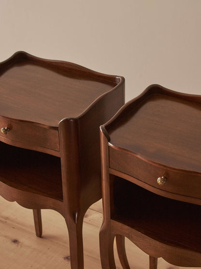 Pair of mid-century French bedside tables