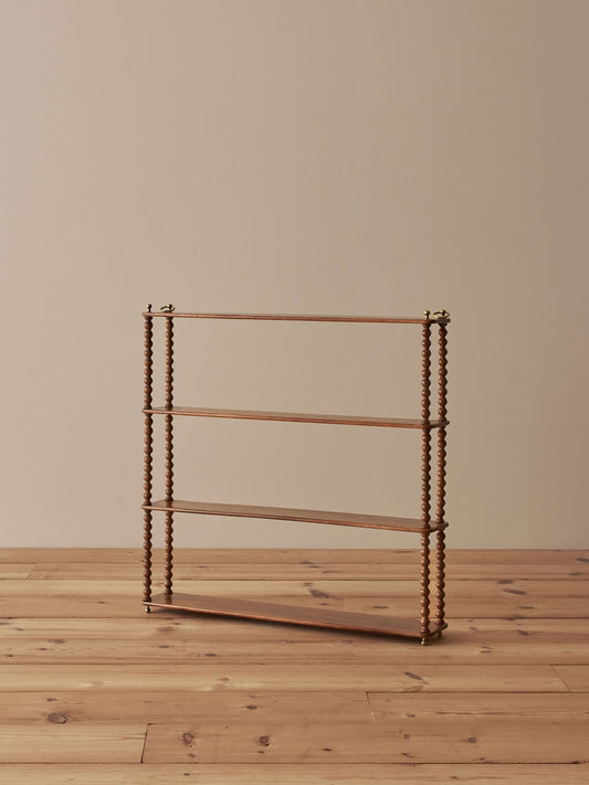 French antique cherry wood wall-shelf