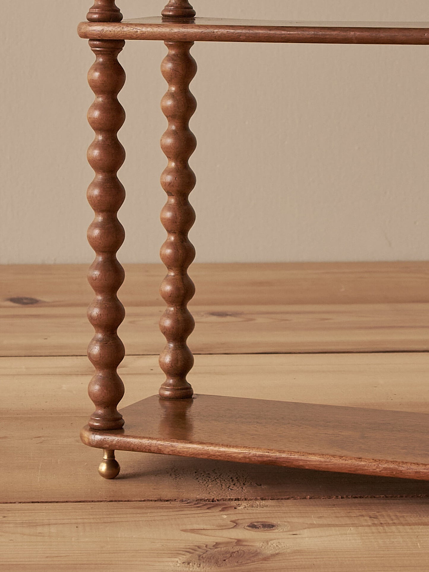 French antique cherry wood wall-shelf