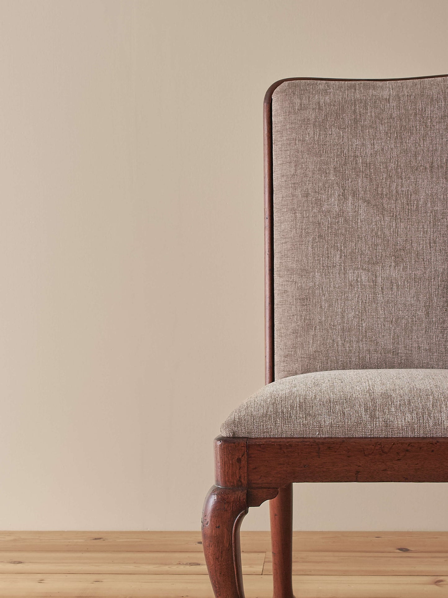 Georgian mahogany occasional chair