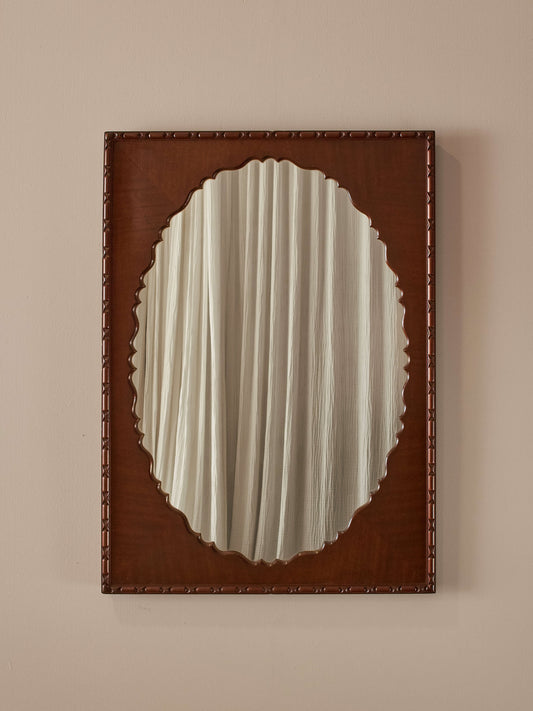 Large Edwardian rectangular mirror