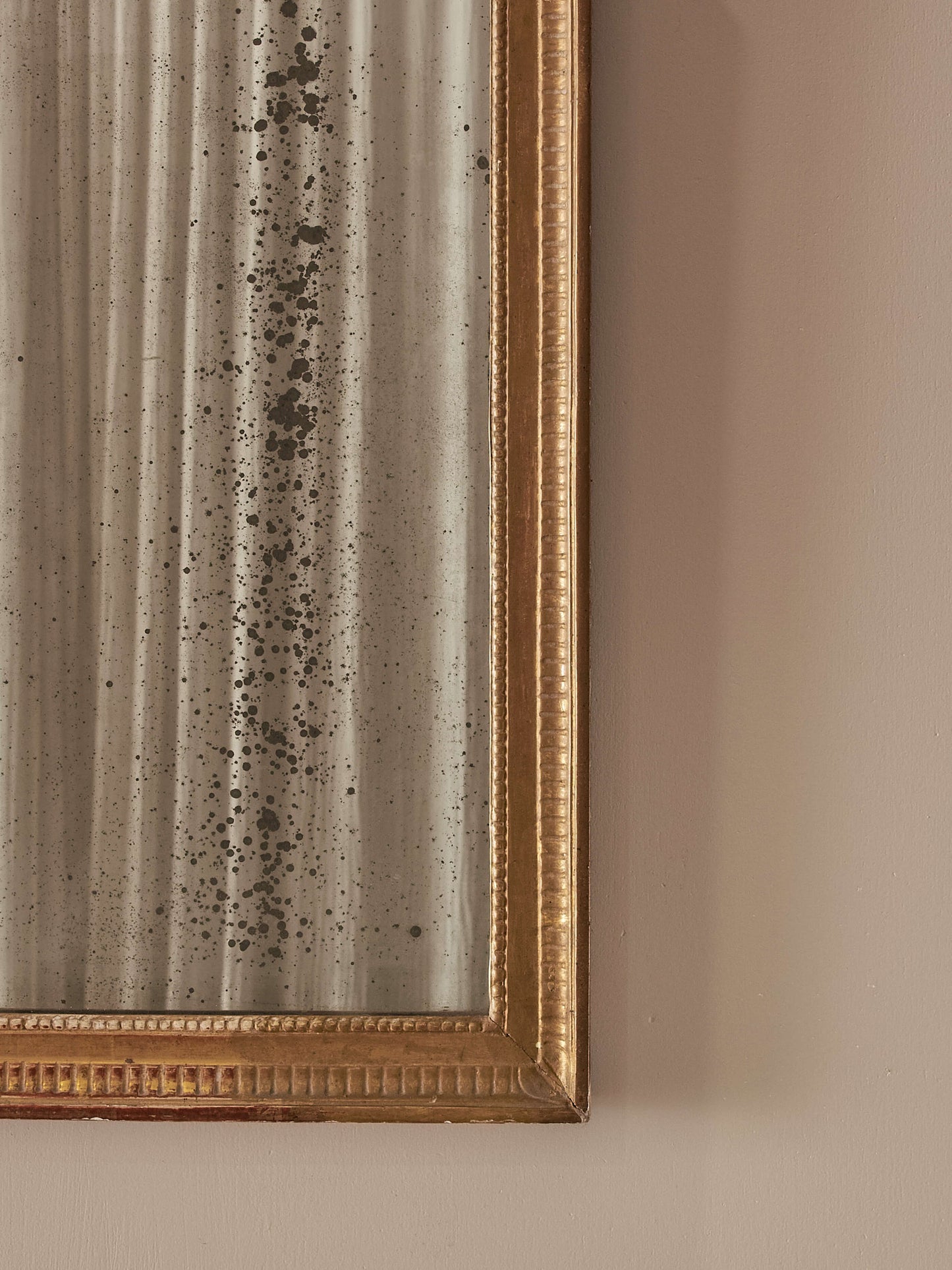 French antique gilt mirror