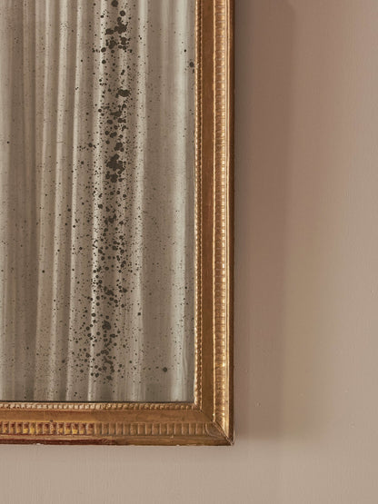 French antique gilt mirror