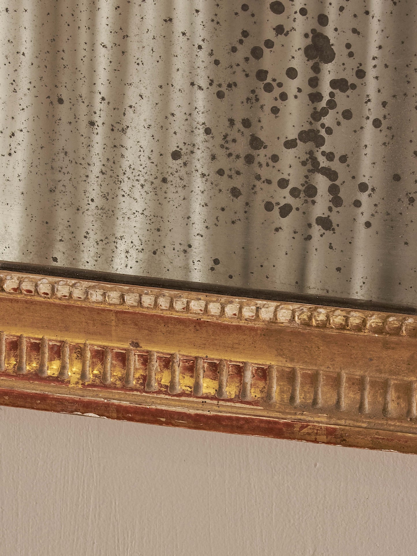 French antique gilt mirror