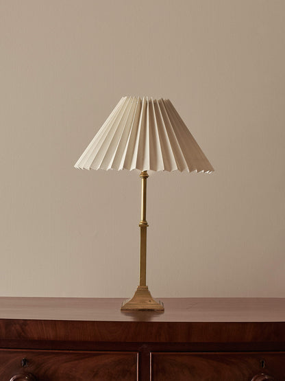 Solid brass antique table lamp