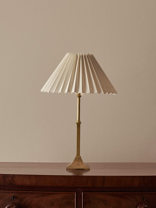 Solid brass antique table lamp