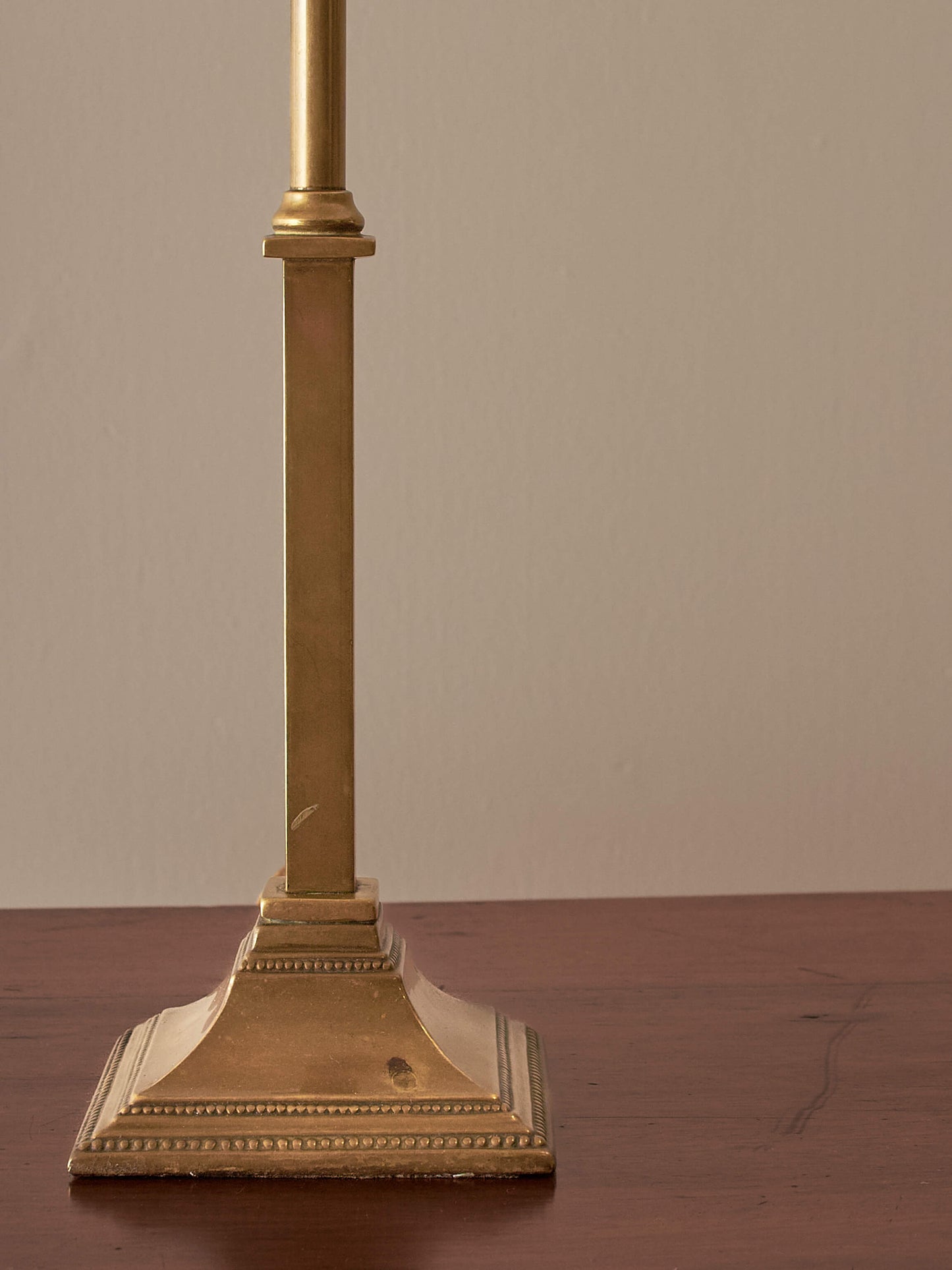 Solid brass antique table lamp