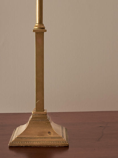 Solid brass antique table lamp