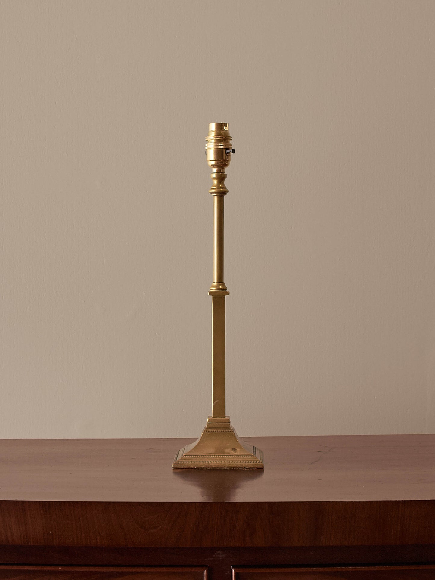 Solid brass antique table lamp