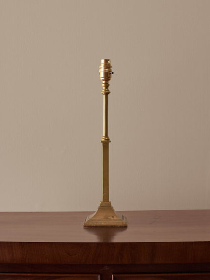 Solid brass antique table lamp