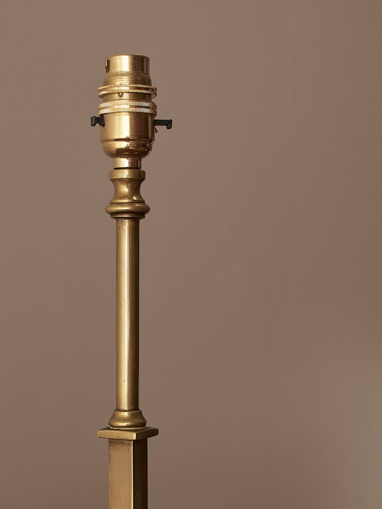 Solid brass antique table lamp