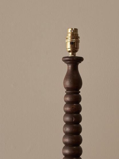 ON HOLD French vintage bobbin table lamp