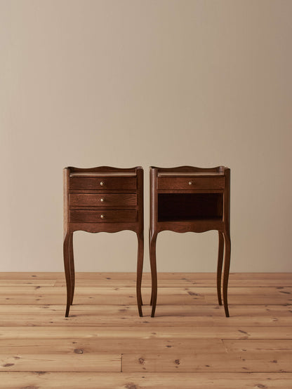 Pair of French mid-century bedside tables