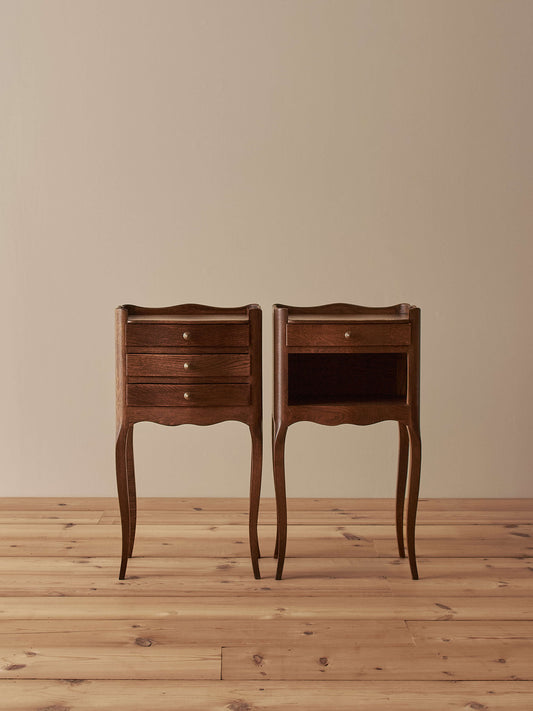 Pair of French mid-century bedside tables