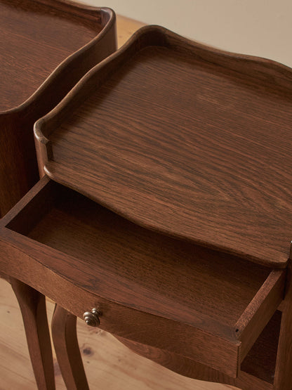 Pair of French mid-century bedside tables