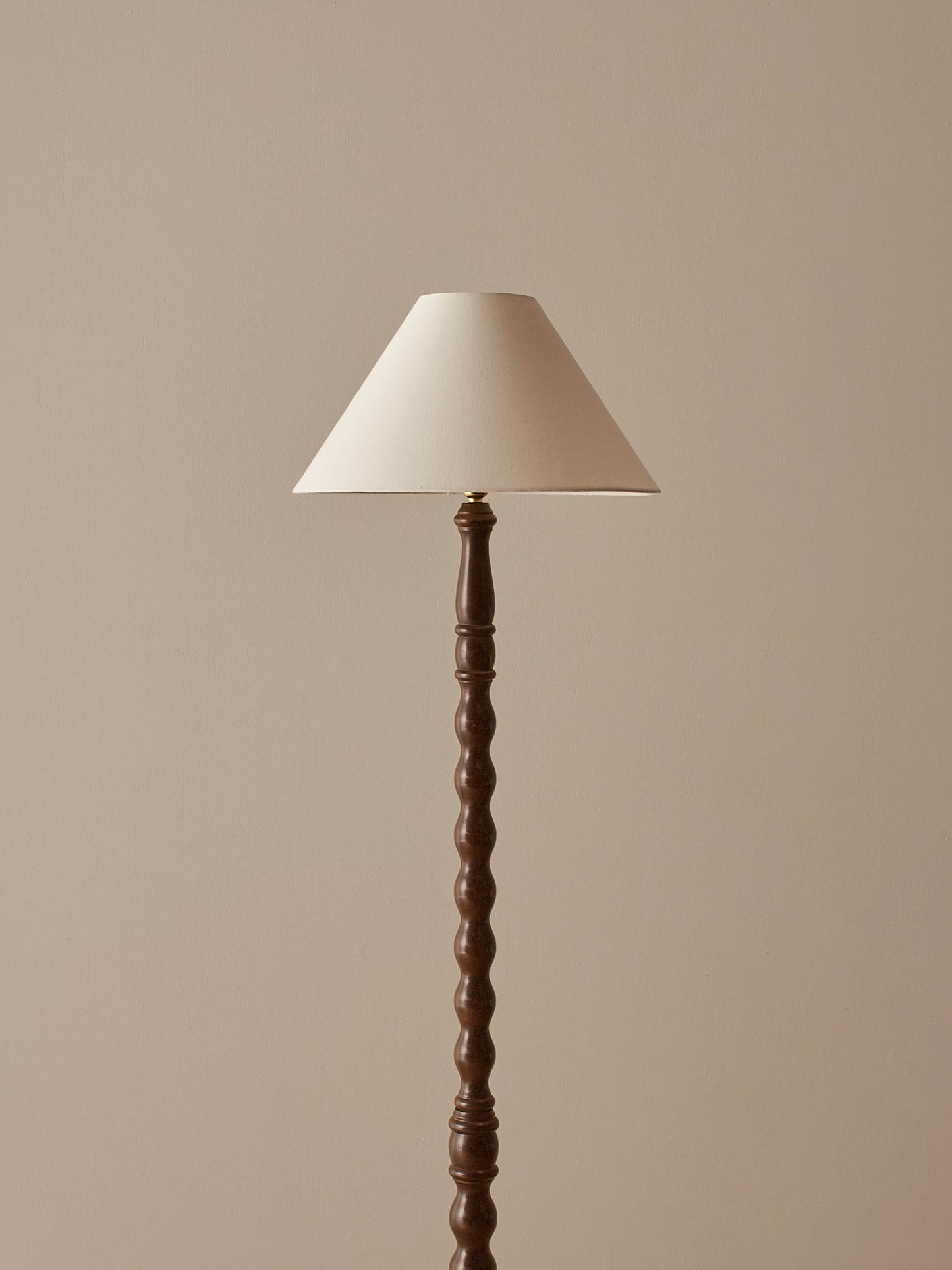 Vintage bobbin floor lamp