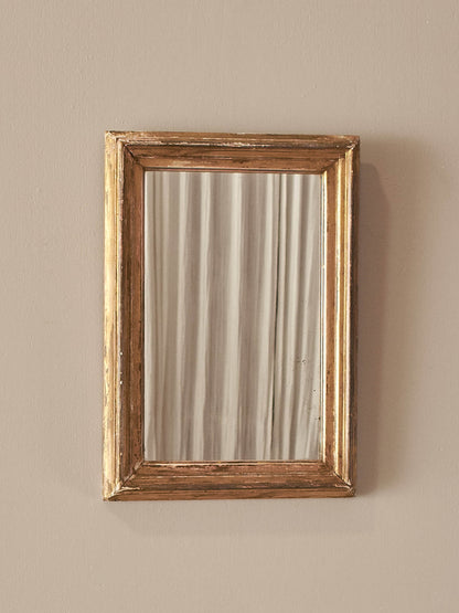 Small antique gilt mirror