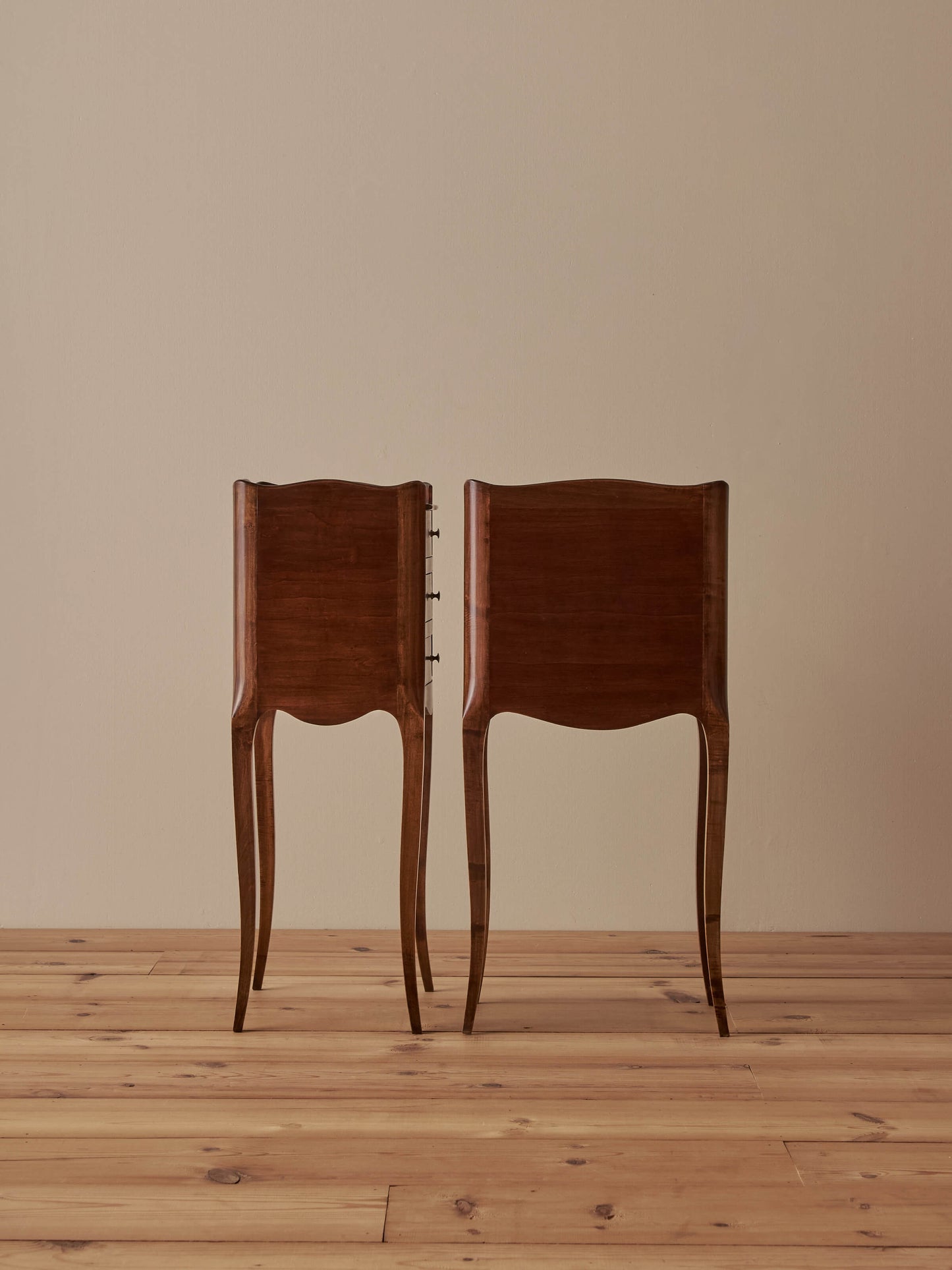 Pair of French antique bedside tables