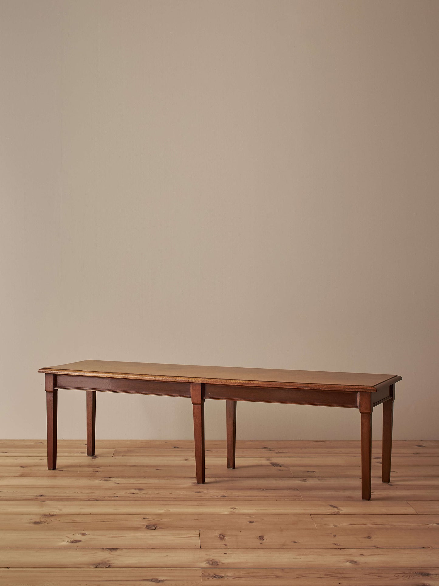 Antique mahogany bench