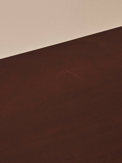 Antique Victorian mahogany console table with twisted legs