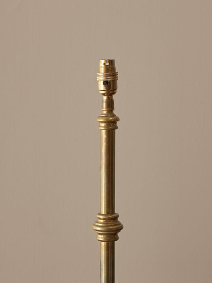 Antique brass table lamp