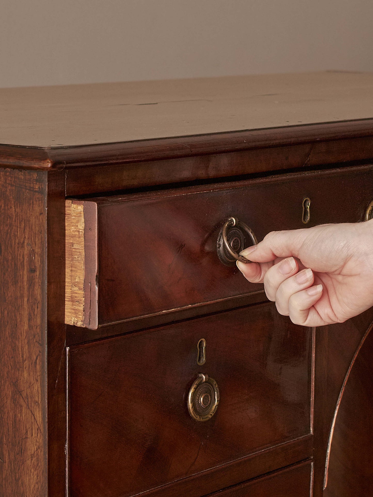 Antique Victorian mahogany dressing table