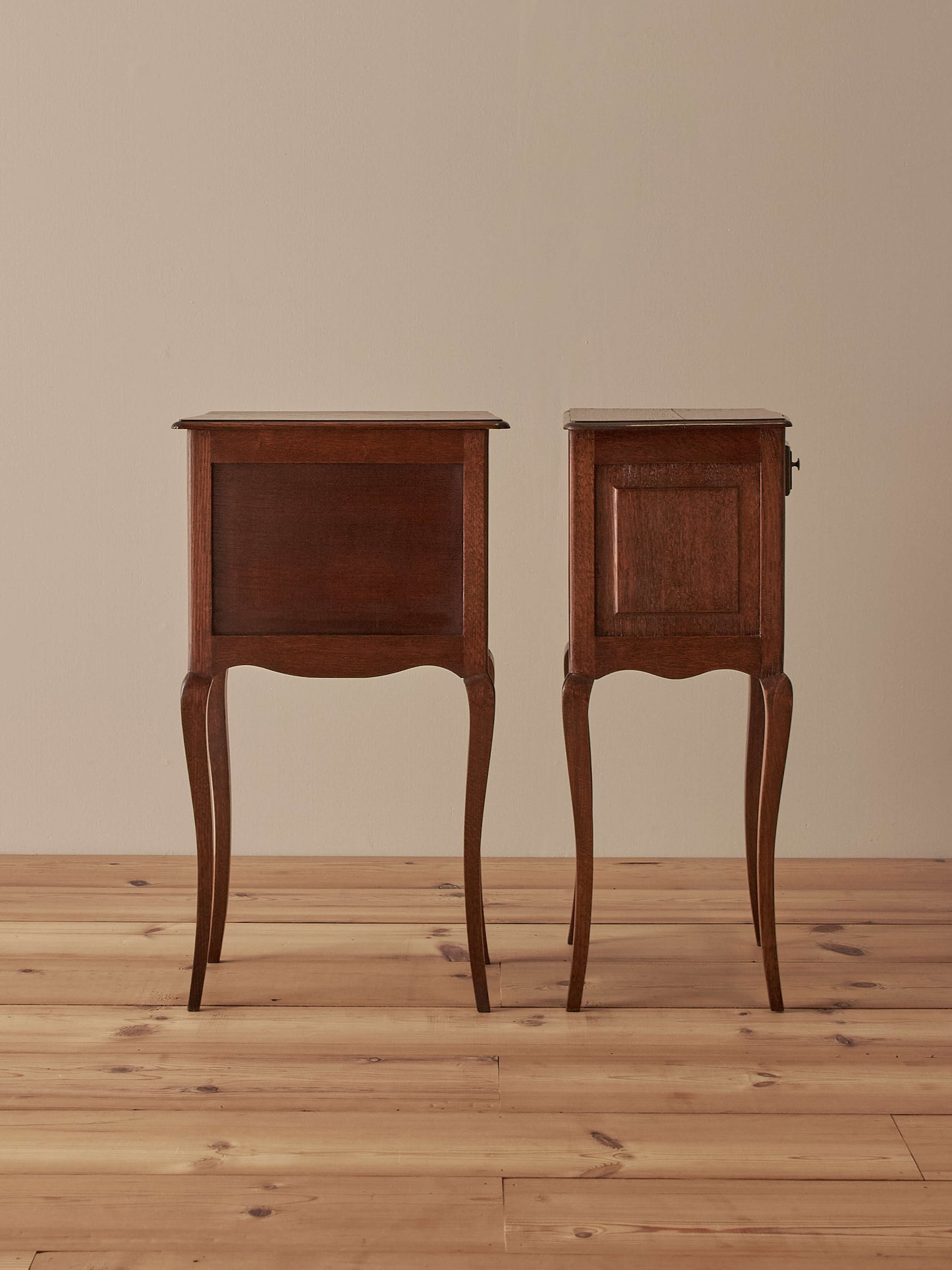 Pair of mid-century French bedside tables