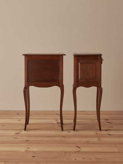 Pair of mid-century French bedside tables