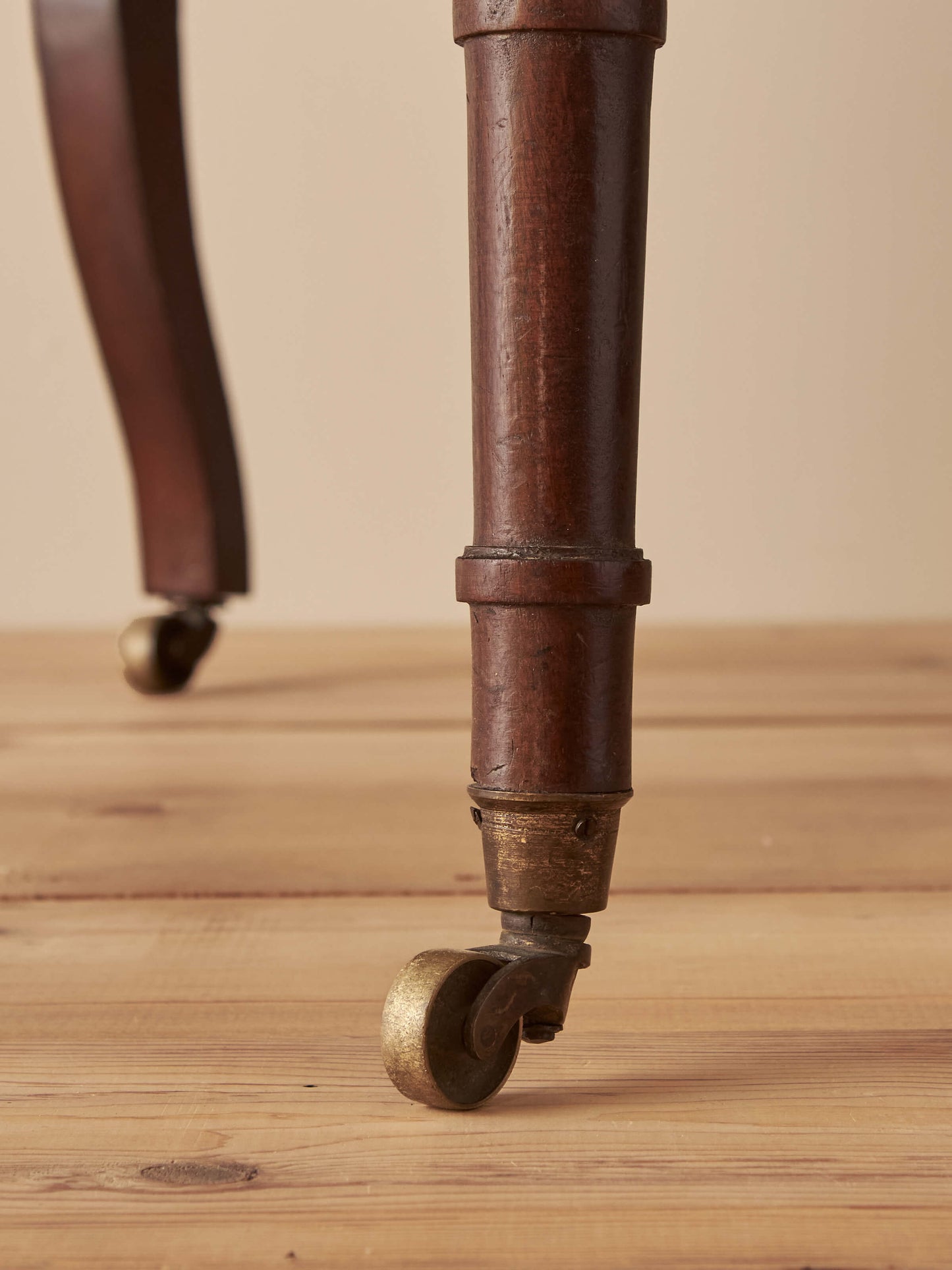 Edwardian mahogany bergère chair