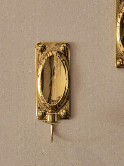 Pair of mid-century Swedish candle sconces