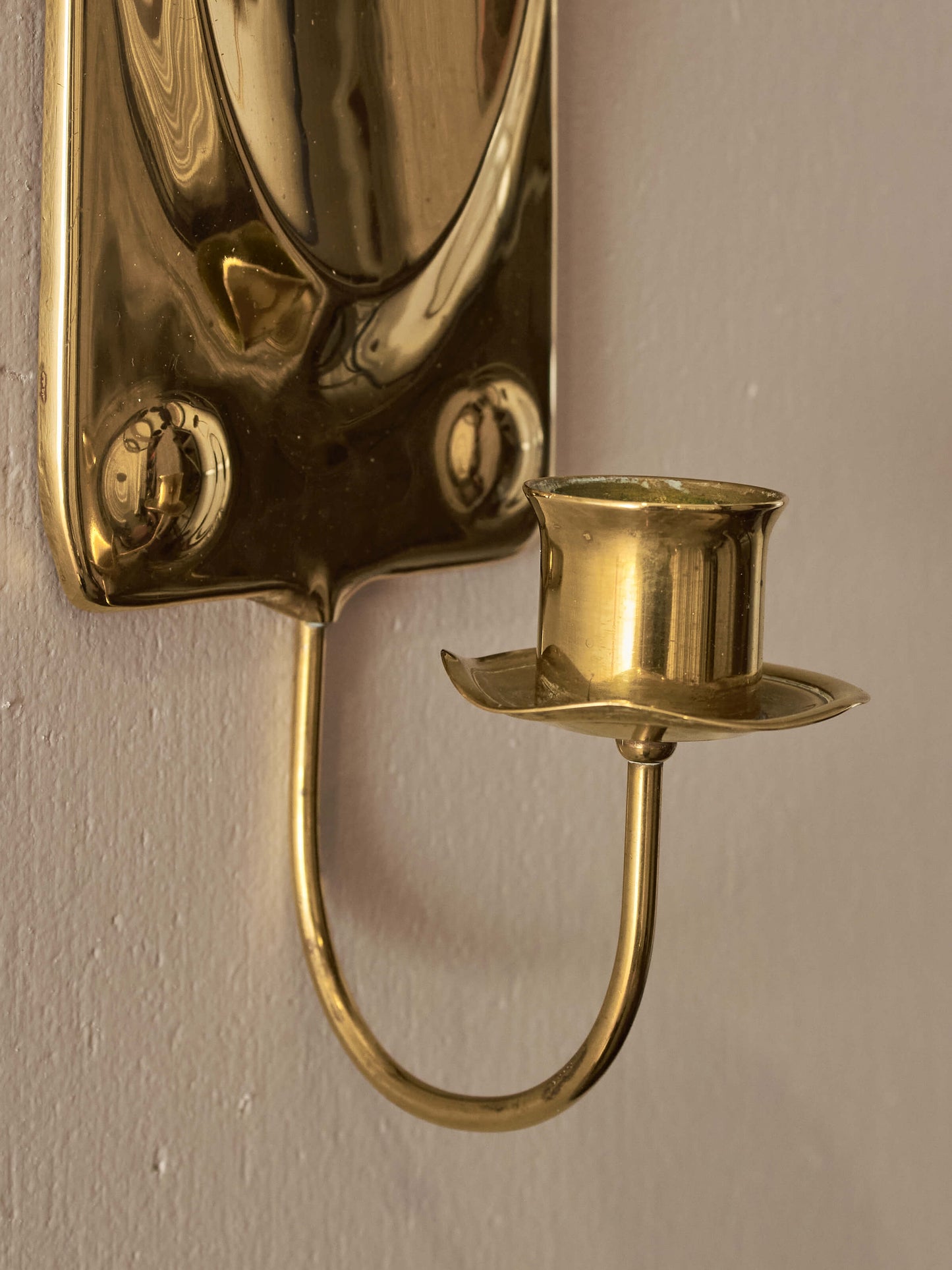 Pair of mid-century Swedish candle sconces