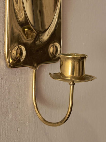 Pair of mid-century Swedish candle sconces