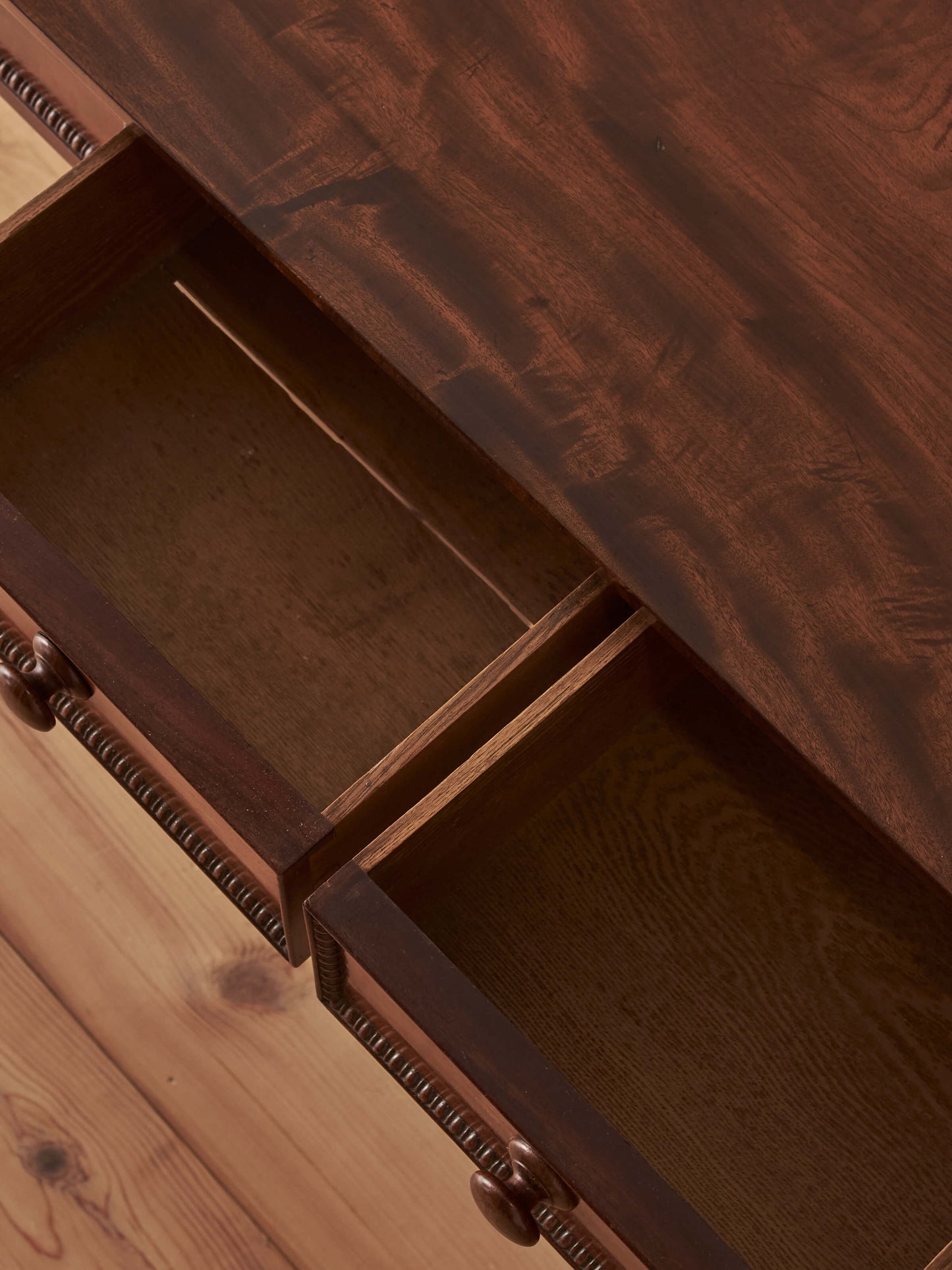 Regency console table with twisted legs