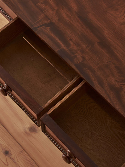 Regency console table with twisted legs
