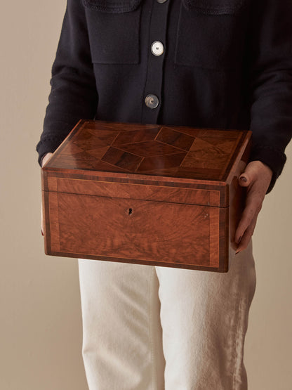 Victorian parquetry box