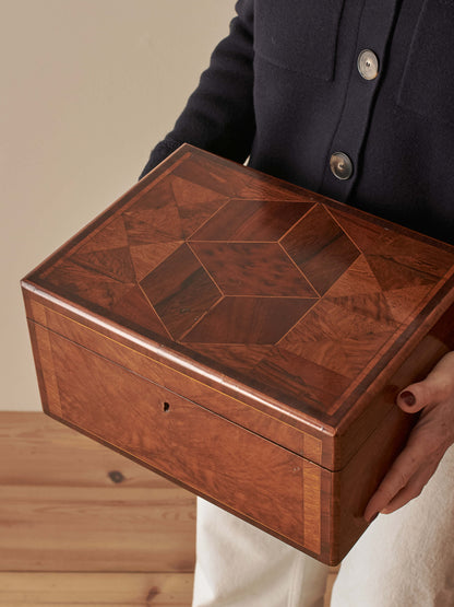 Victorian parquetry box