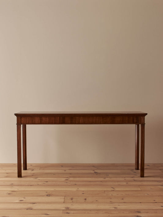 Georgian mahogany console table