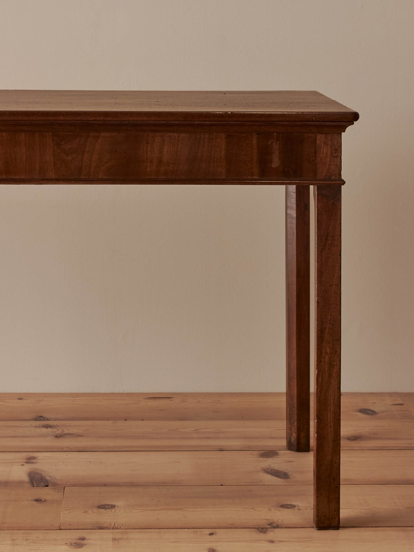 Georgian mahogany console table